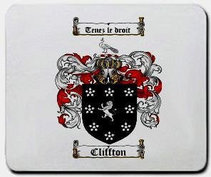 Cliffton coat of arms mouse pad