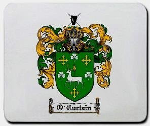 O'curtain coat of arms mouse pad