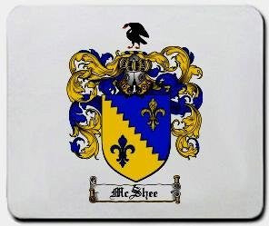 Mcshee coat of arms mouse pad