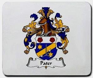 Pater coat of arms mouse pad