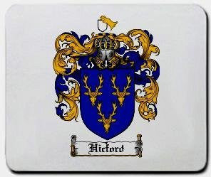 Hicford coat of arms mouse pad
