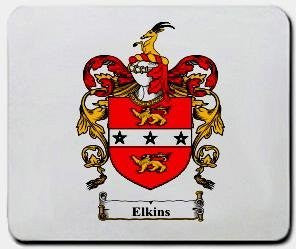 Elkins coat of arms mouse pad