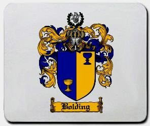 Bolding coat of arms mouse pad