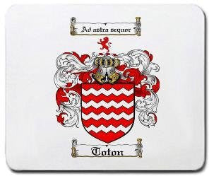 Toton coat of arms mouse pad