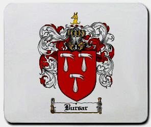 Bursar coat of arms mouse pad