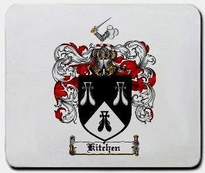 Kitchen coat of arms mouse pad