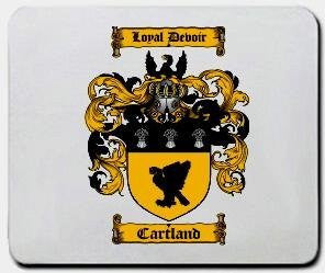 Cartland coat of arms mouse pad