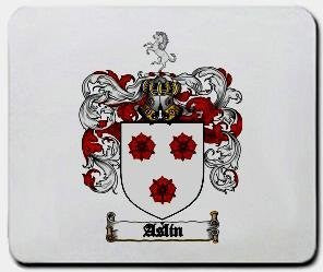 Aslin coat of arms mouse pad