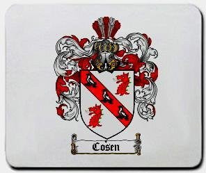 Cosen coat of arms mouse pad