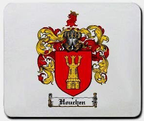Houchen coat of arms mouse pad