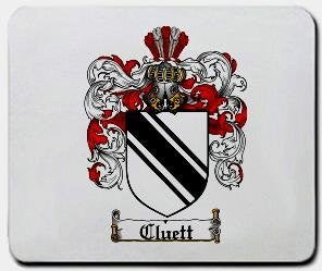 Cluett coat of arms mouse pad