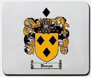 Kemps coat of arms mouse pad
