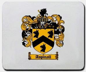 Aspinall coat of arms mouse pad