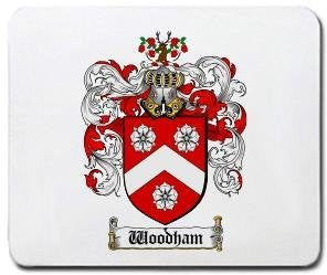 Woodham coat of arms mouse pad