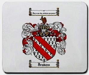Ireson coat of arms mouse pad