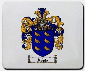 Apple coat of arms mouse pad
