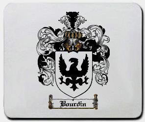 Bourdin coat of arms mouse pad