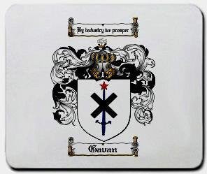 Gavan coat of arms mouse pad