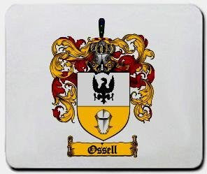 Ossell coat of arms mouse pad