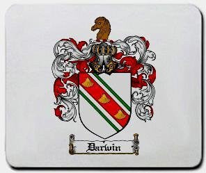 Darwin coat of arms mouse pad