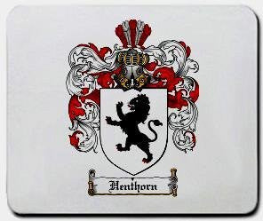 Henthorn coat of arms mouse pad