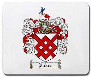 Vicars coat of arms mouse pad