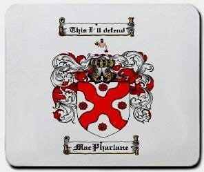 Macpharlane coat of arms mouse pad