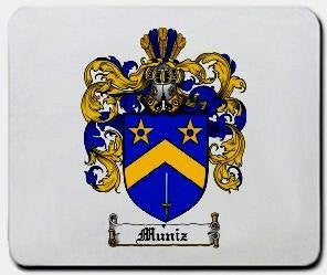 Muniz coat of arms mouse pad