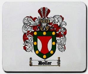 Dollar coat of arms mouse pad