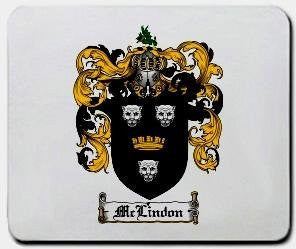Mclindon coat of arms mouse pad
