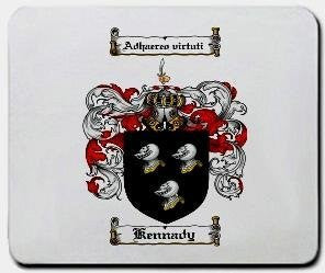 Kennady coat of arms mouse pad