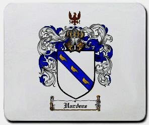 Hardene coat of arms mouse pad