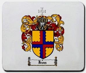 Iron coat of arms mouse pad