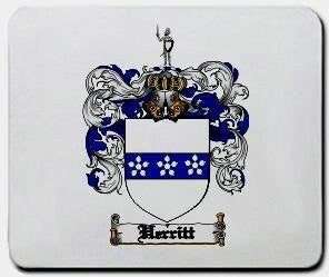 Herritt coat of arms mouse pad