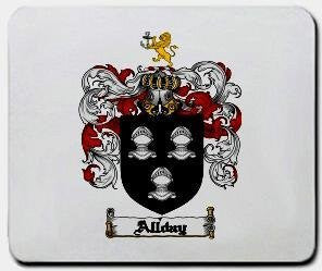 Allday coat of arms mouse pad