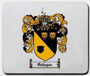 Gahagan coat of arms mouse pad