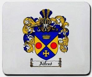 Alfred coat of arms mouse pad