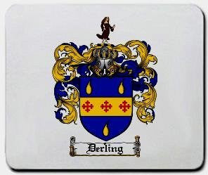Derling coat of arms mouse pad
