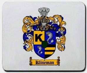 Klineman coat of arms mouse pad