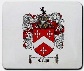 Crum coat of arms mouse pad