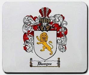 Dwayne coat of arms mouse pad