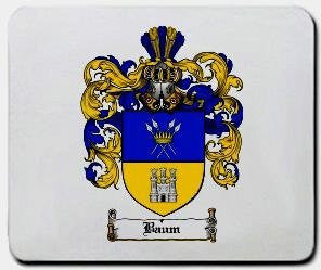Baum coat of arms mouse pad