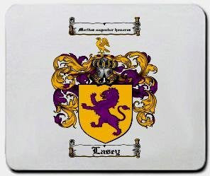 Lasey coat of arms mouse pad