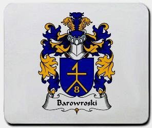 Barowroski coat of arms mouse pad