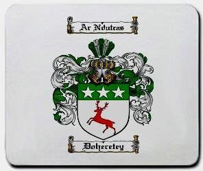 Doherety coat of arms mouse pad