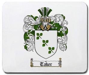 Taker coat of arms mouse pad