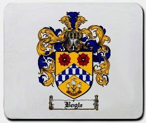 Bogle coat of arms mouse pad