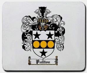 Pullton coat of arms mouse pad