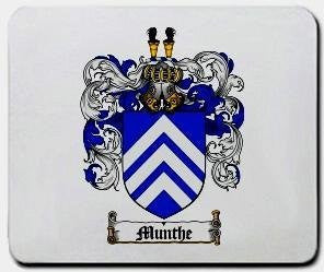 Munthe coat of arms mouse pad