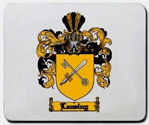 Lansing coat of arms mouse pad